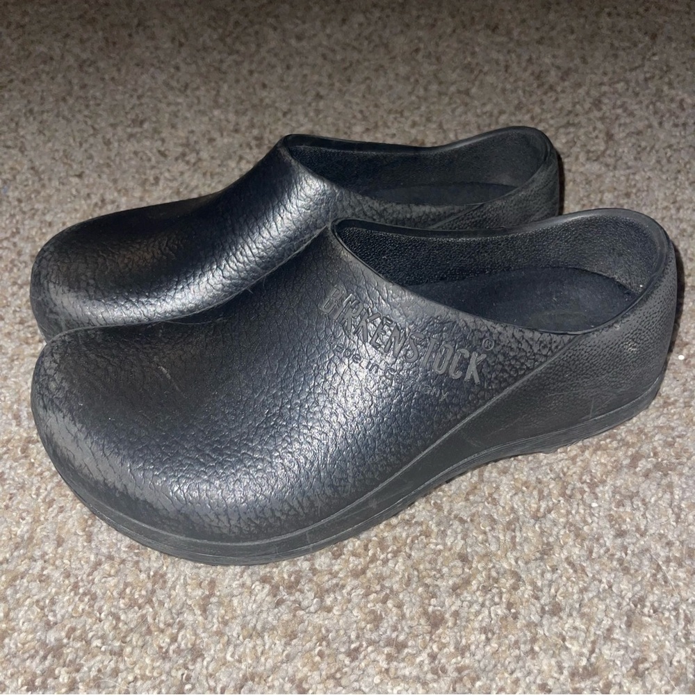 Birkenstock Professional Profi-Birki Polyurethane Clogs Black Sz 40 Regular - Picture 2 of 8